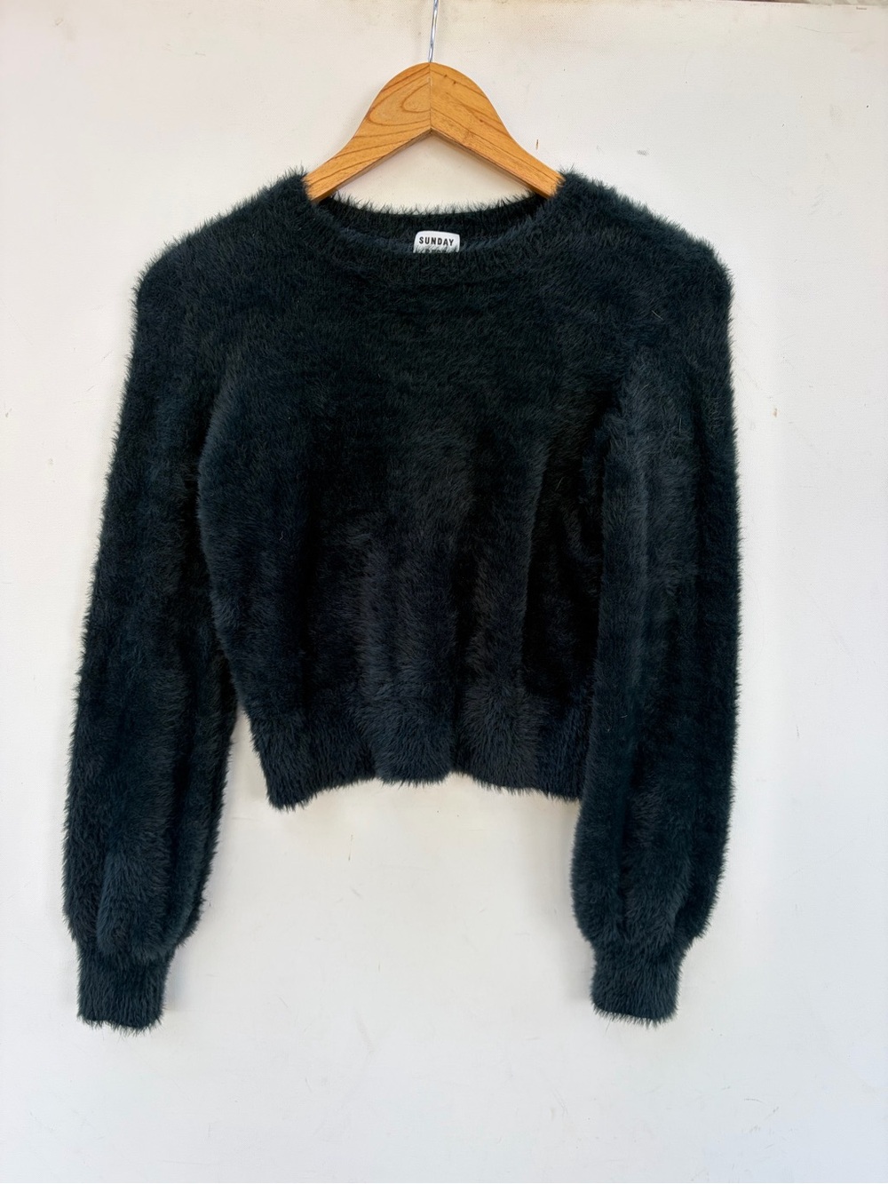 Aritzia Sunday Best Fuzzy Crewneck